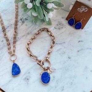 December 2021 Plunder Posse Set - Marbled Blue & Gold